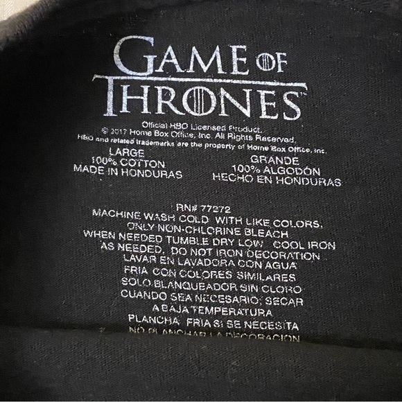 Game of Thrones “I Drink and I Know Things” -Tyrion Lannister GOT sz L - Picture 6 of 10